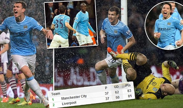 Edin Dzeko Cetak Dua Gol di Saat Genting